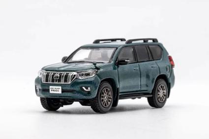 KS033-213 GCD 1/64 Toyota Land Cruiser Prado 150 - (RHD) Dark Green