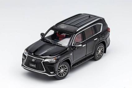 KS039-246 GCD64 1/64 Lexus LX600 F SPORT - (LHD) Black