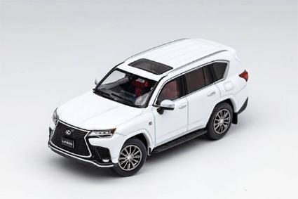 KS039-248 GCD64 1/64 Lexus LX600 F SPORT - (LHD) White