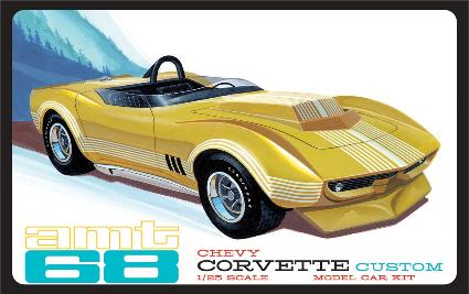 AMT1236 AMT 1/25 1968 シボレー コルベット カスタム