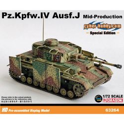 DRR63264 ドラゴン 1/72 WW.II ドイツ軍 IV号戦車J型 中期生産型 西部戦線 1944 完成品 シュルツェン一部装着 特別仕・