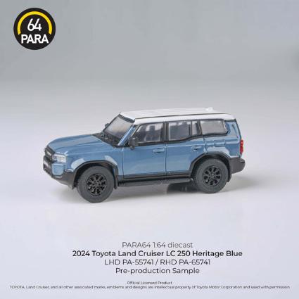 PA-55741 JADI 1/64 ランドクルーザー 250 2024  ヘリテージブルー LHD