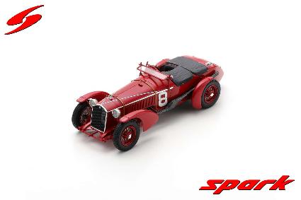 18LM32 1/18 Alfa Romeo 8C No.8 Winner Le Mans 1932 R. Sommer - L. Chinetti (Reproduction)